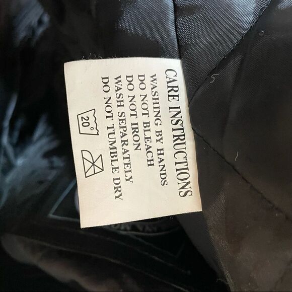 Himalayah motorcycle jacket black leather zip out lining vintage - Picture 5 of 8